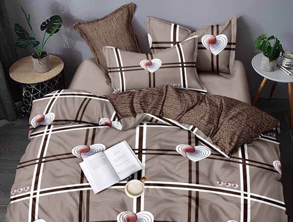 Семейный набор хлопкового постельного белья из Бязи "Gold" №157544 Черешенка™