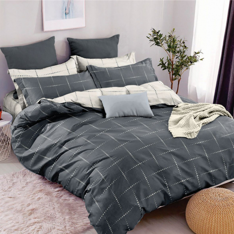 Тканина для постільної білизни Бязь "Gold" Lux GL1999cream (A+B) - (50м+50м)