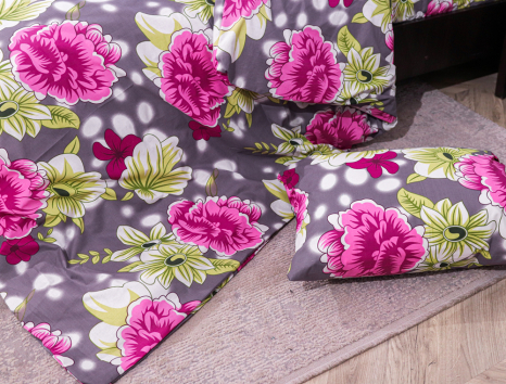 Семейный набор хлопкового постельного белья из Бязи "Gold" №151676 Черешенка™