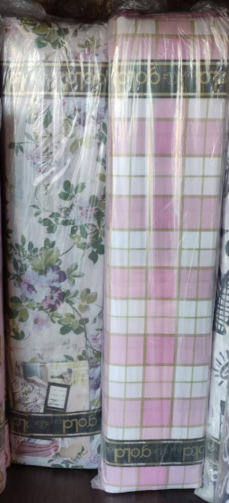 Тканина для постільної білизни Бязь "Gold" Lux "Квітковий мікс" GL1491 (A+B) - (50м+50м)