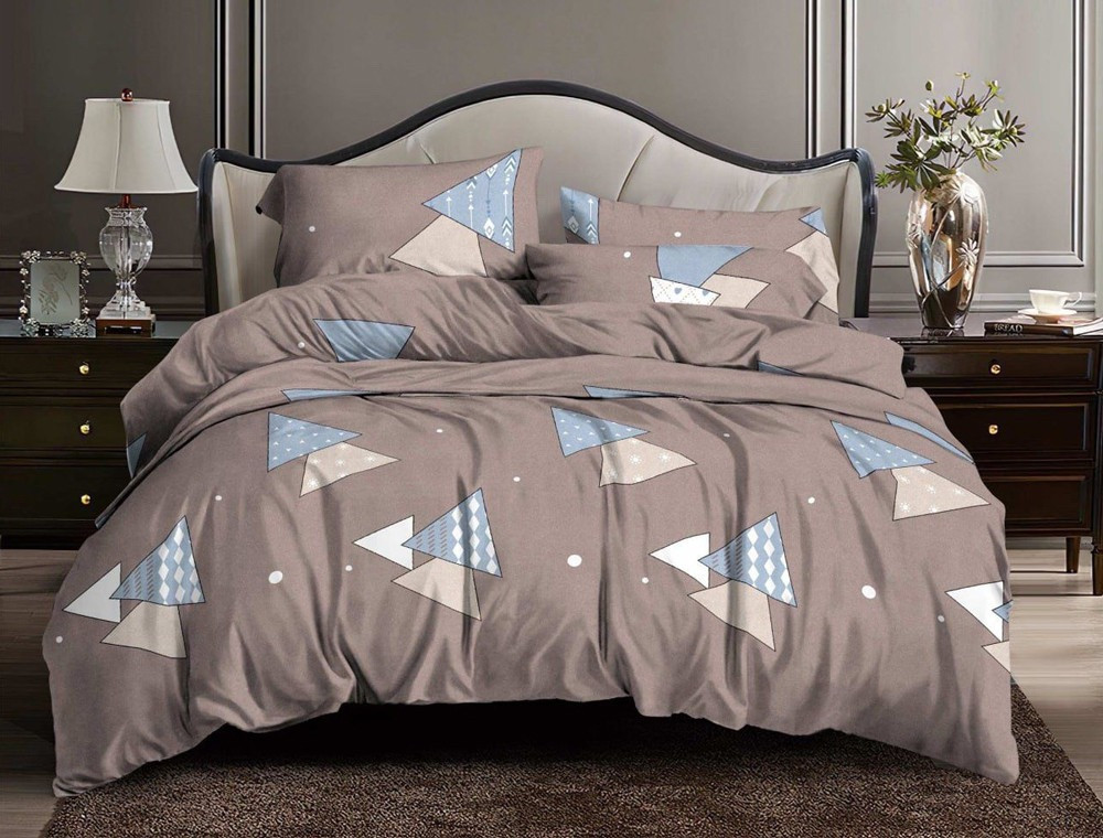 Євро набір постільної білизни 200*220 із полікотону №207141 Черешенька™