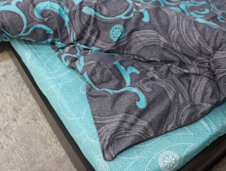 Двоспальний набір постільної білизни 180*220 із Бязі "Gold" №159844AB Черешенка™