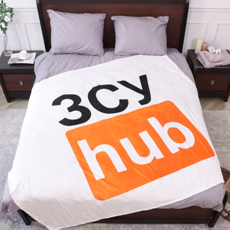 Плед с 3D-принтом 135*160 "3CY Hub" №20222324
