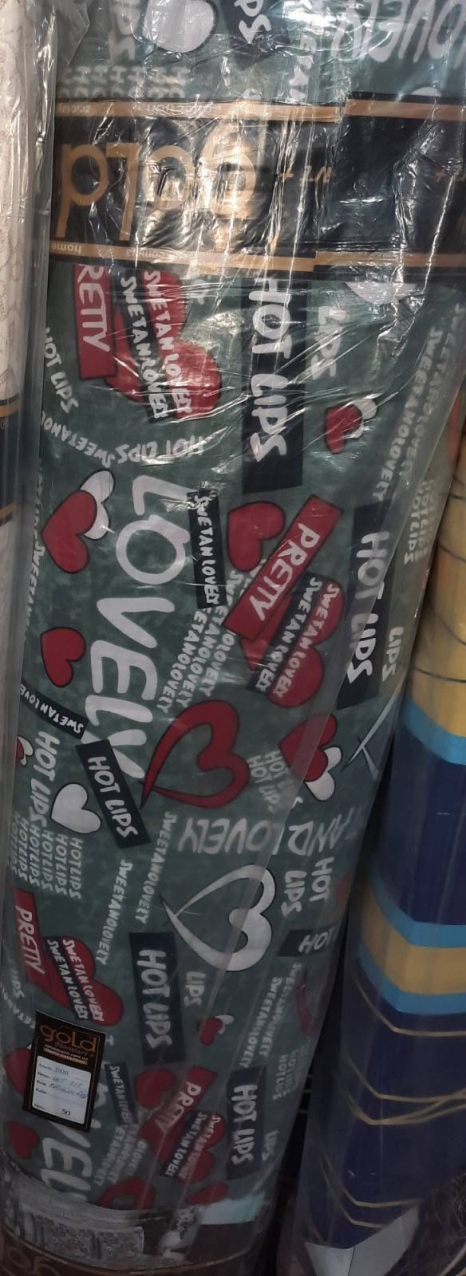 Ткань для постельного белья Бязь "Gold" Lux GL3701red