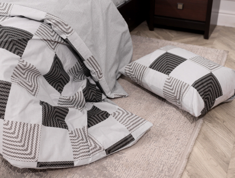 Полуторный набор постельного белья 150*220 из Бязи "Gold" №155350AB Черешенка™