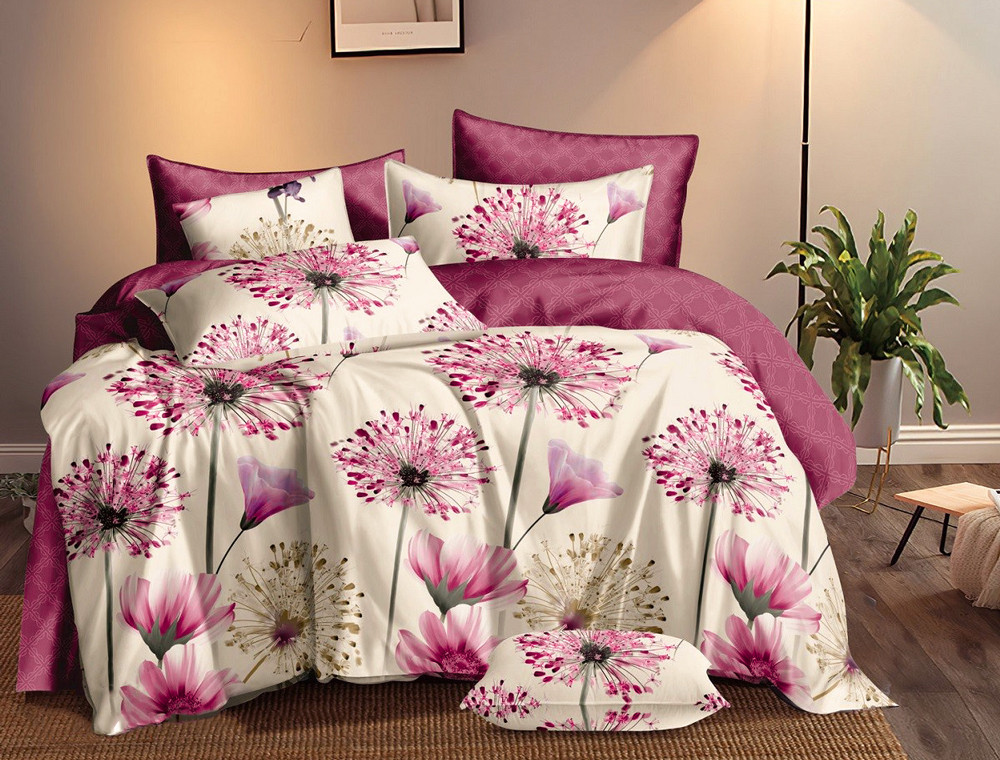 Семейный набор хлопкового постельного белья из Бязи "Gold" №157903AB Черешенка™