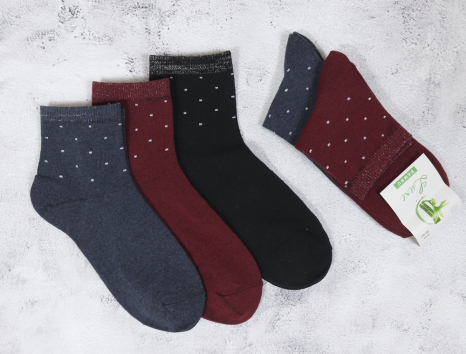 Жіночі шкарпетки Luxe Bambu люрекс (36-40) №ZLB4029