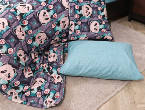 Двоспальний набір постільної білизни 180*220 із Бязі "Gold" №165195AB Черешенка™