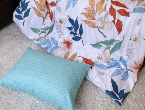 Евро макси набор постельного белья 200*220 из Сатина №012011AB Черешенка™