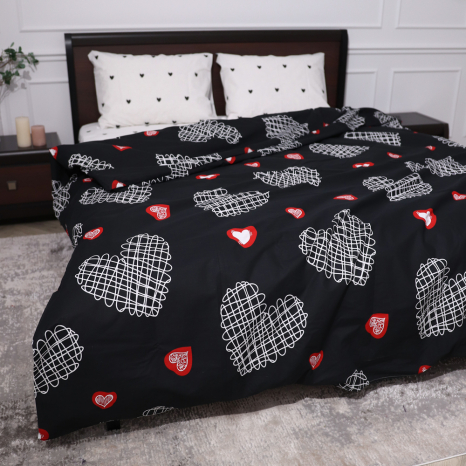 Євро-максі набір постільної білизни 200*220 із Бязі "Gold" №157688AB Черешенка™