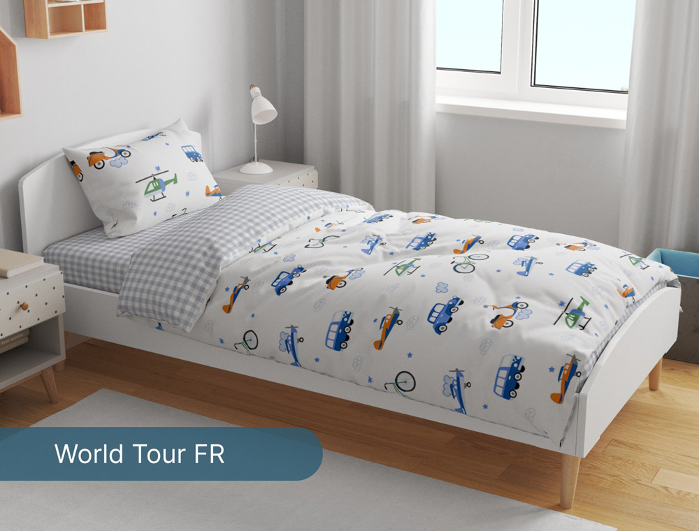 Ткань для постельного белья Бязь "Gold" Lux детская GLB323