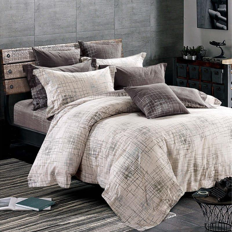 Двоспальний набір постільної білизни 180*220 із Бязі "Gold" №157867AB Черешенка™