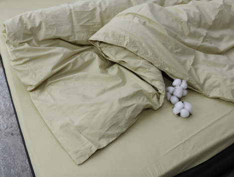 Полуторний набір постільної білизни 150*220 із Сатину №12-0619-S Черешенка™