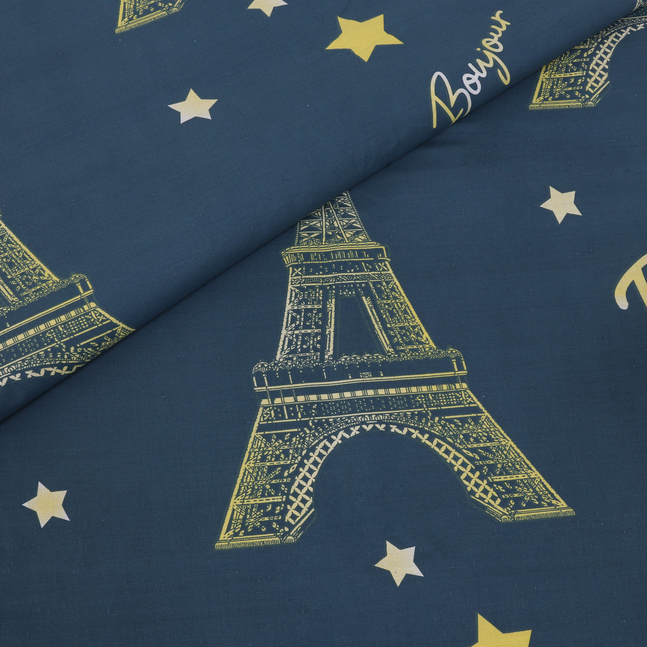 Ткань для постельного белья Бязь "Gold" Lux GL3698blue