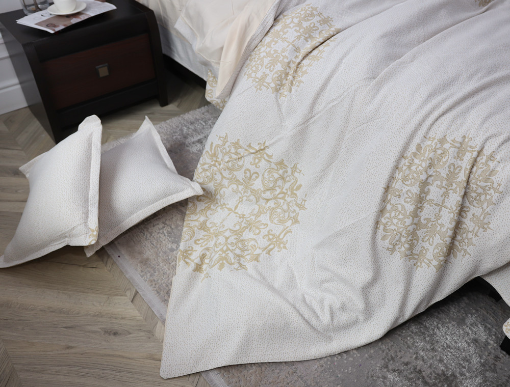 Євро-максі набір постільної білизни 200*230 із Трикотажу (В'язка) №500-09 Черешенка™