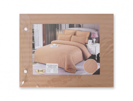 Евро макси набор постельного белья 200*230 из Страйп Сатина D-05