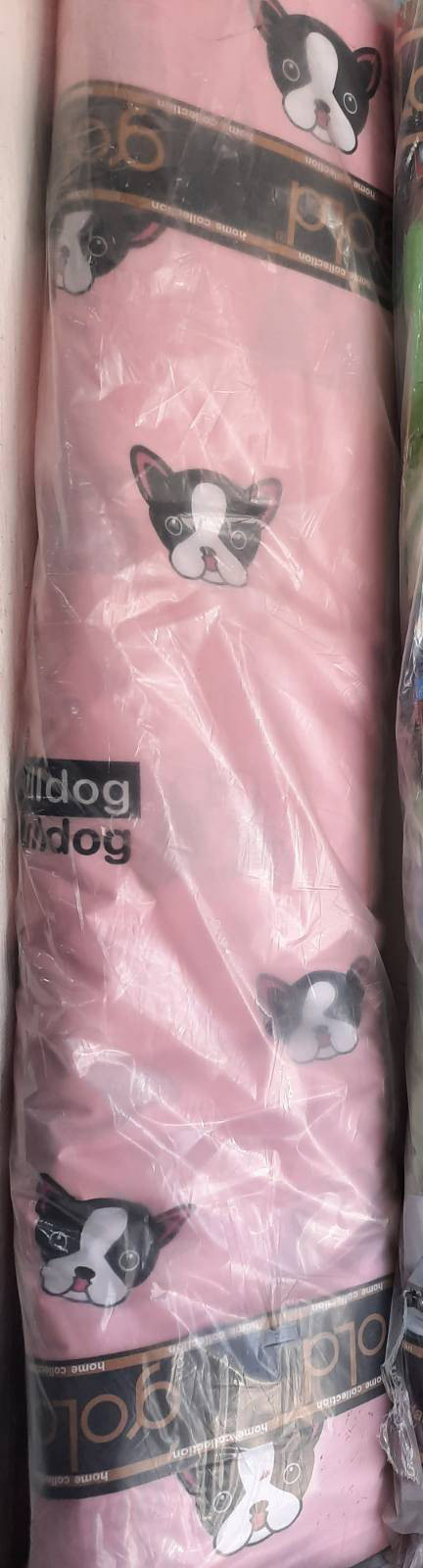 Ткань для постельного белья Бязь "Gold" Lux детская GLB7775pink