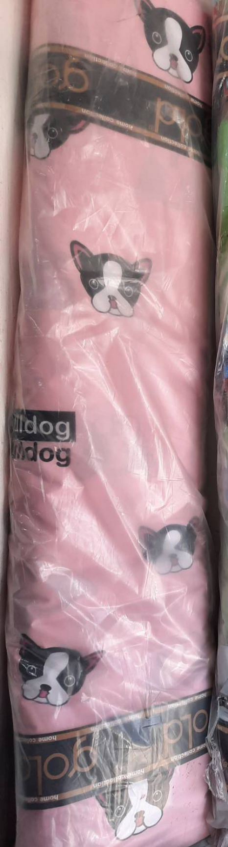 Ткань для постельного белья Бязь "Gold" Lux детская GLB7775pink