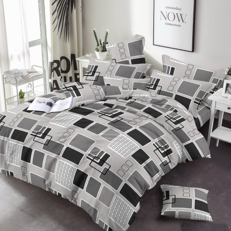 Двоспальний набір постільної білизни 180*220 із полікотону №201840 Черешенька™