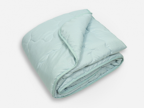 Двуспальное летнее одеяло микрофибра/синтепон №41089