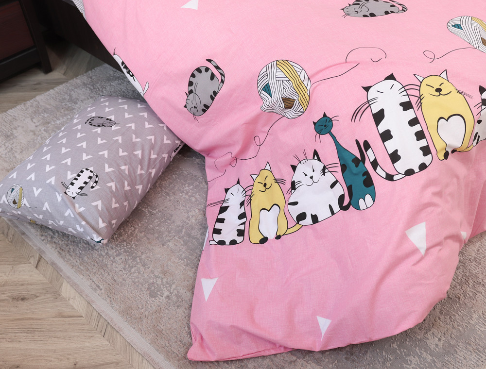 Полуторный набор постельного белья 150*220 из Бязи "Gold" №618033 Черешенка™