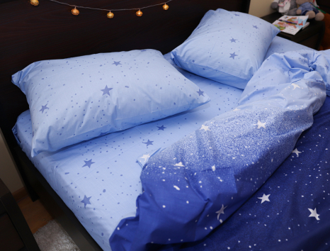 Двуспальный набор постельного белья 180*220 из Бязи "Gold" №154096AB Черешенка™