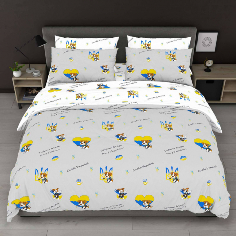 Ткань для постельного белья Бязь "Gold" Lux детская GLB8150 (A+B) - (50м+50м)