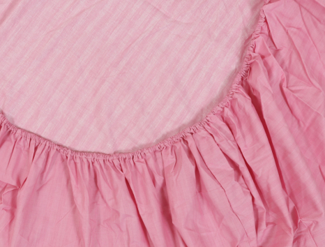 Простирадло на резинці (160*200*25) рожева смужка №10055