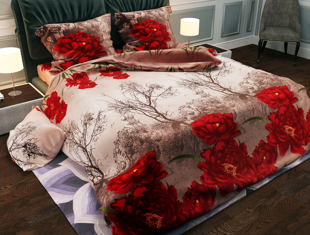 Тканина для постільної білизни Бязь "Gold" Lux GL1178