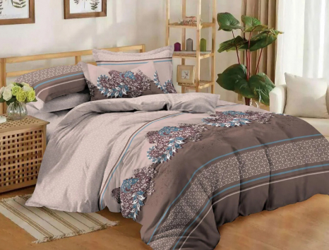 Тканина для постільної білизни Сатин KWX-06 (A+B) - (60м+60м)