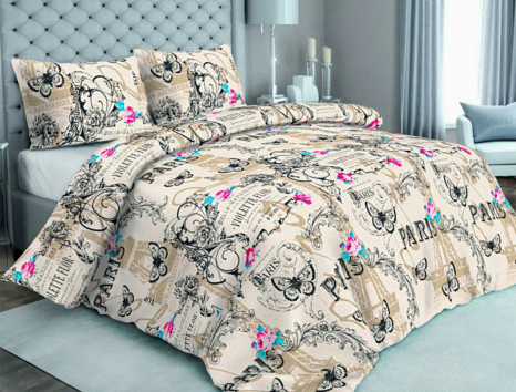 Тканина для постільної білизни Бязь "Gold" Lux GL1078