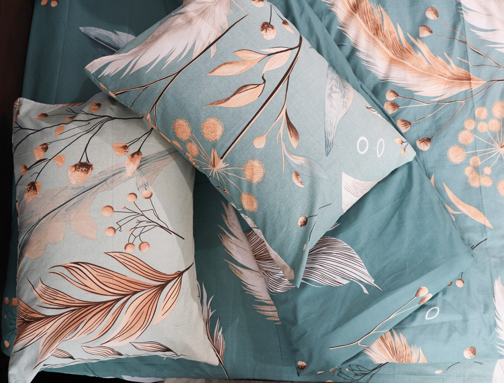 Двоспальний набір постільної білизни 180*220 із Бязі "Gold" №158373 Черешенка™