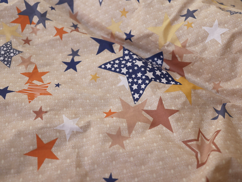 Полуторний набір постільної білизни 150*220 із Бязі "Gold" №151269AB Черешенка™