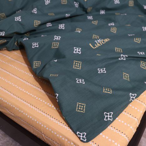 Двоспальний набір постільної білизни 180*220 із Бязі "Gold" №154522AB Черешенка™