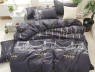 Семейный набор хлопкового постельного белья из Сатина №1921AB Черешенка™