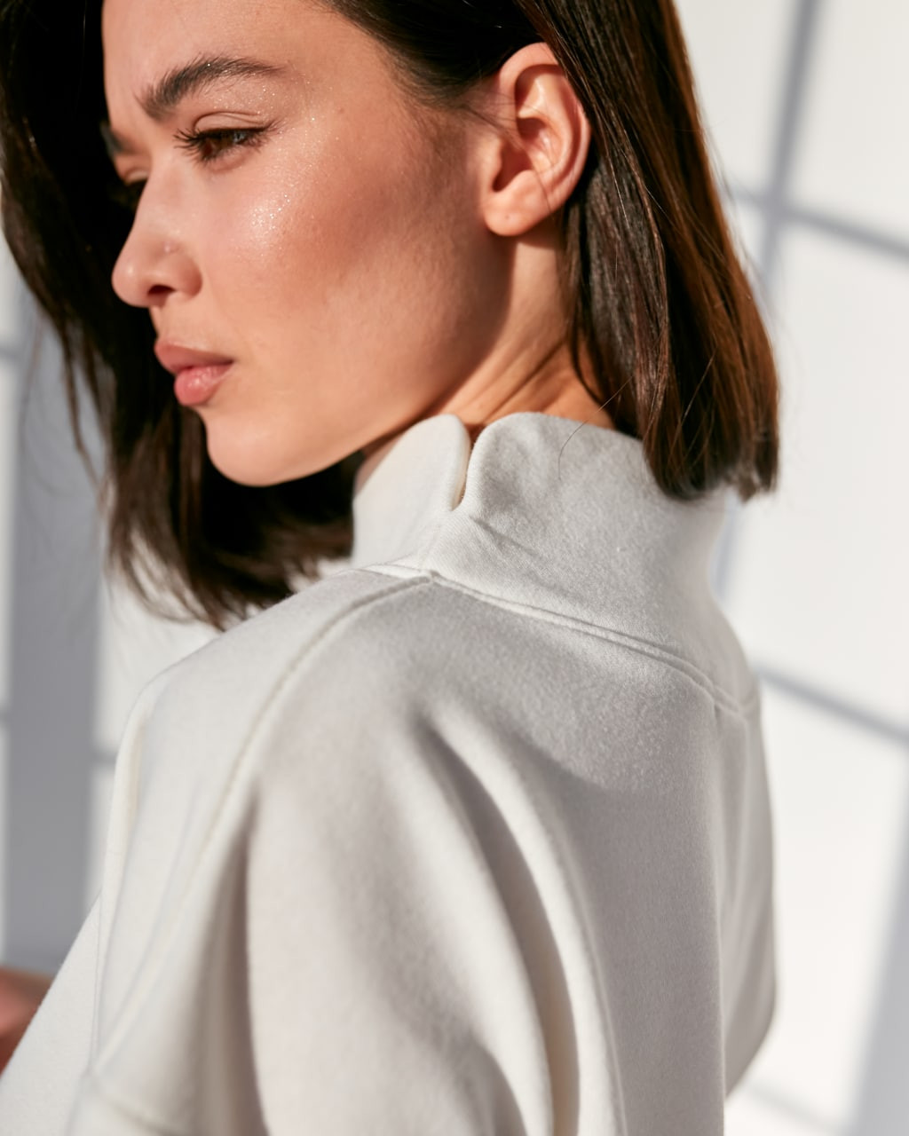 Жіночий костюм із джогерами (Розмір S) білий №502_0021