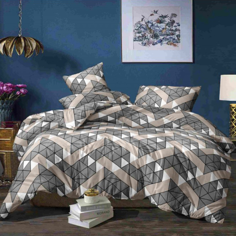 Полуторний набір постільної білизни 150*220 із полікотону №200179 Черешенька™