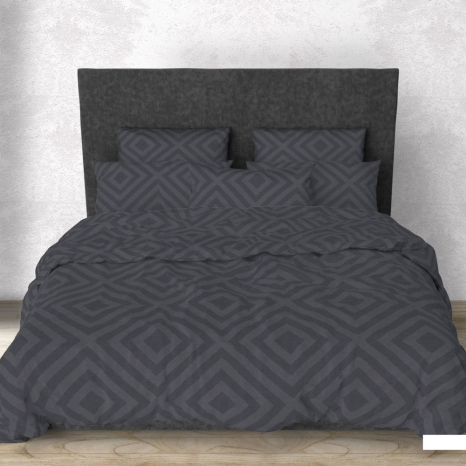 Ткань для постельного белья Бязь "Gold" Lux с ромбами GL132romb (50м)