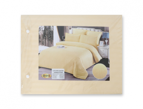 Євро-максі набір постільної білизни 200*230 зі Страйп Сатину D-015