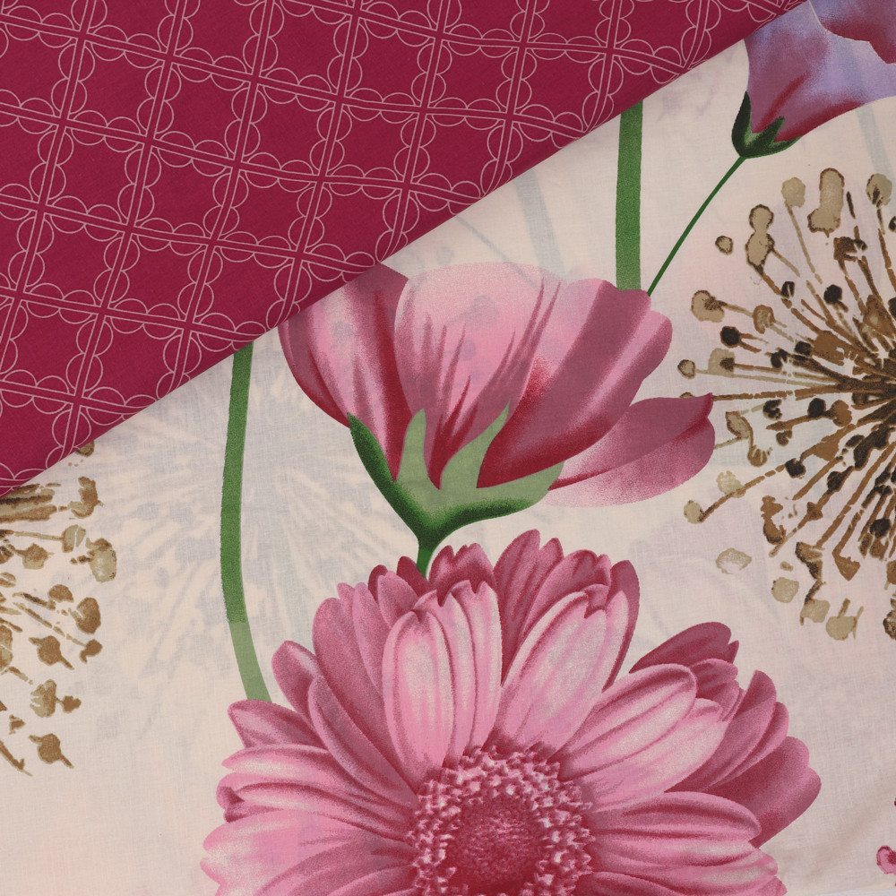 Ткань для постельного белья Бязь "Gold" Lux GL7903 (A+B) - (50м+50м)