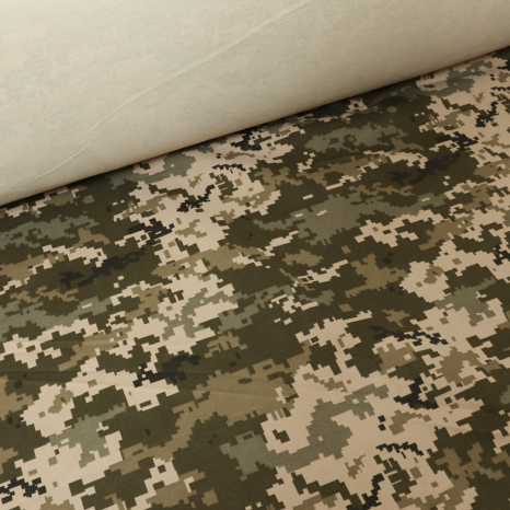 Ткань военная пиксель грета 230 г/м2 (50м) №5004