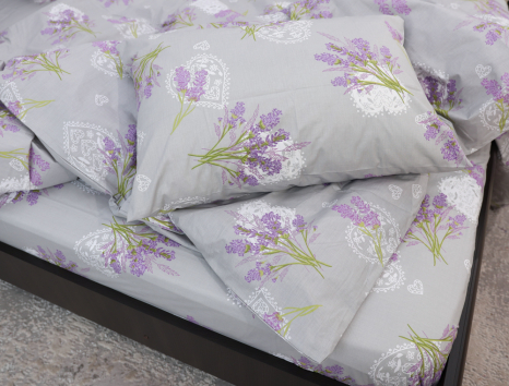 Двуспальный набор постельного белья 180*220 из Бязи "Gold" №155024 Черешенка™