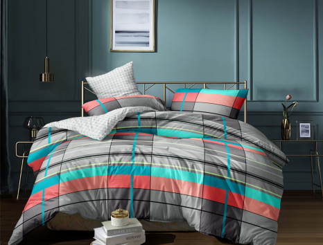 Ткань для постельного белья Сатин S-66-6 (A+B) - (60м+60м)