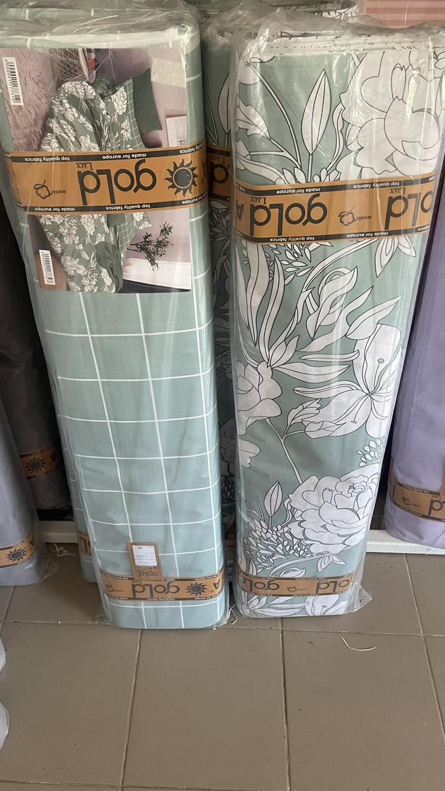 Тканина для постільної білизни Бязь "Gold" Lux GL3347 (A+B) - (50м+50м)