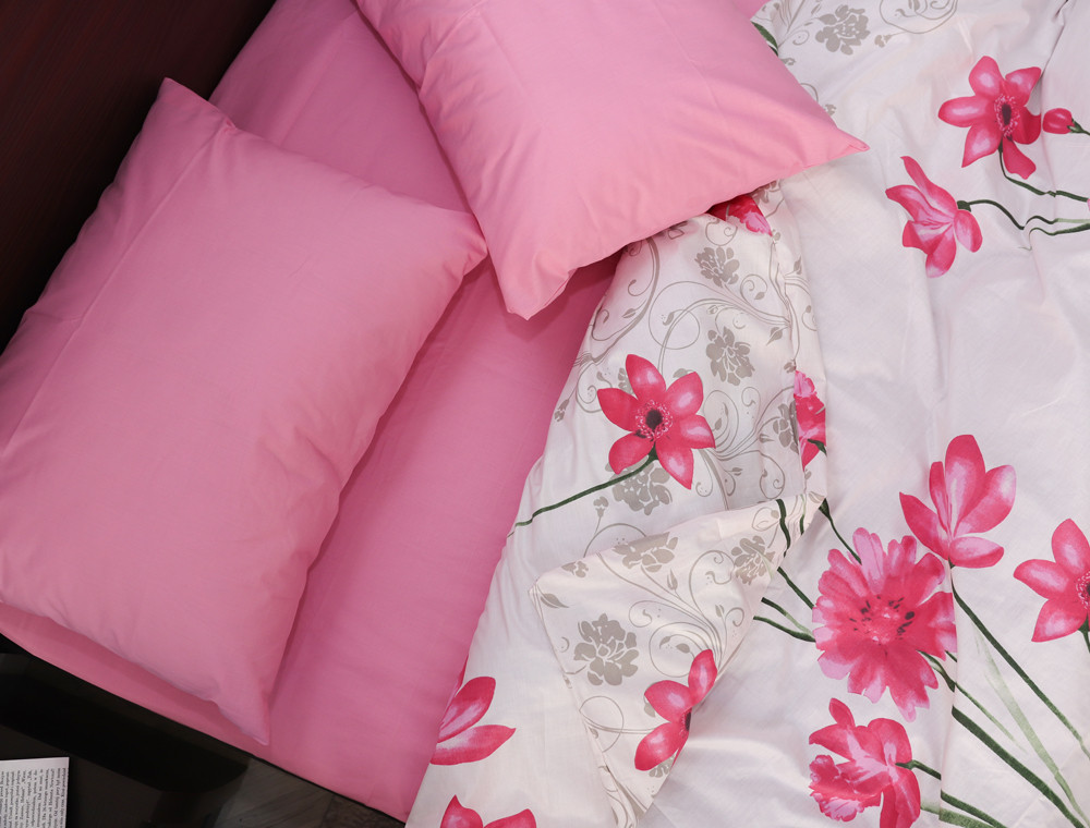 Семейный набор хлопкового постельного белья из Бязи "Gold" №153488AB Черешенка™