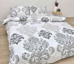 Тканина для постільної білизни Бязь "Gold" Lux "Квітковий орнамент" GL4075