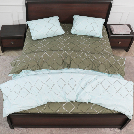 Евро макси набор постельного белья 200*220 из Бязи "Gold" №151164AB Черешенка™