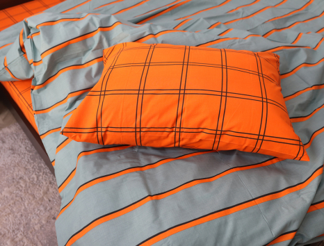 Полуторний набір постільної білизни 150*220 із Бязі "Gold" №151721AB Черешенка™