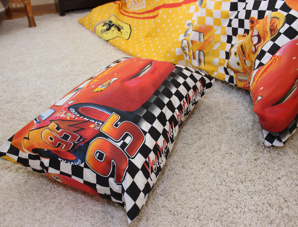 Полуторний набір постільної білизни 150*220 із Бязі "Gold" №164311 Черешенка™