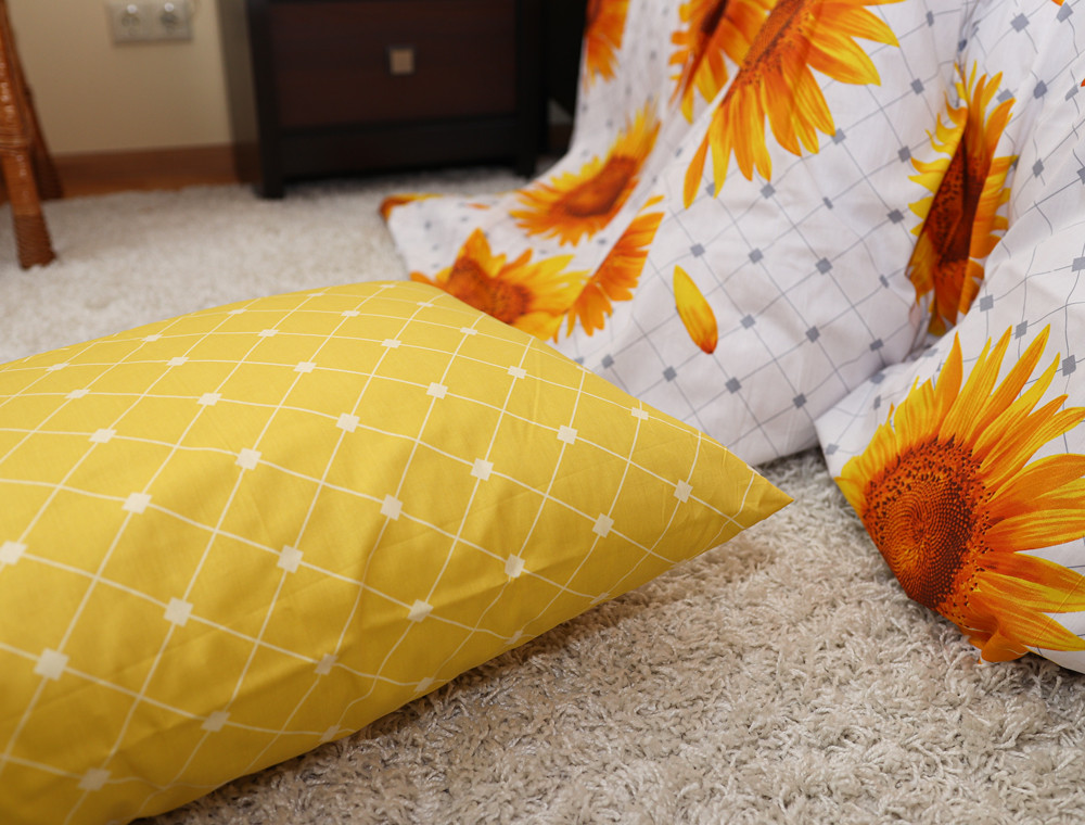 Сімейний набір постільної білизни із Сатину №809AB Черешенка™